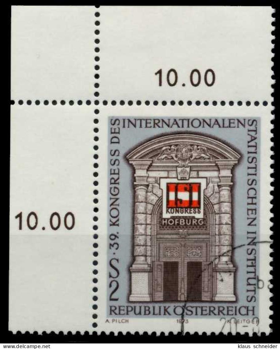 ÖSTERREICH 1973 Nr 1420 Zentrisch Gestempelt ECKE-OLI X80256E - Used Stamps
