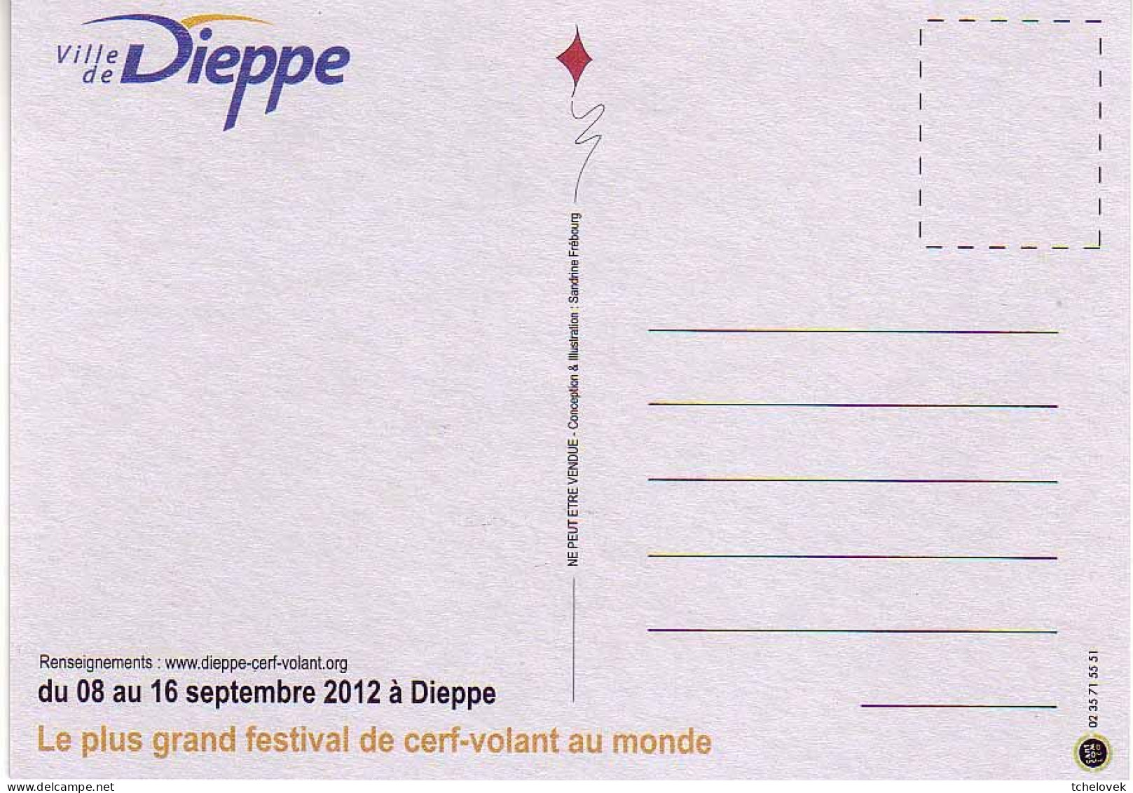 (76) SM. Dieppe. Festival Internationnal De Cerf-Volant 2014 & 2012 - Dieppe