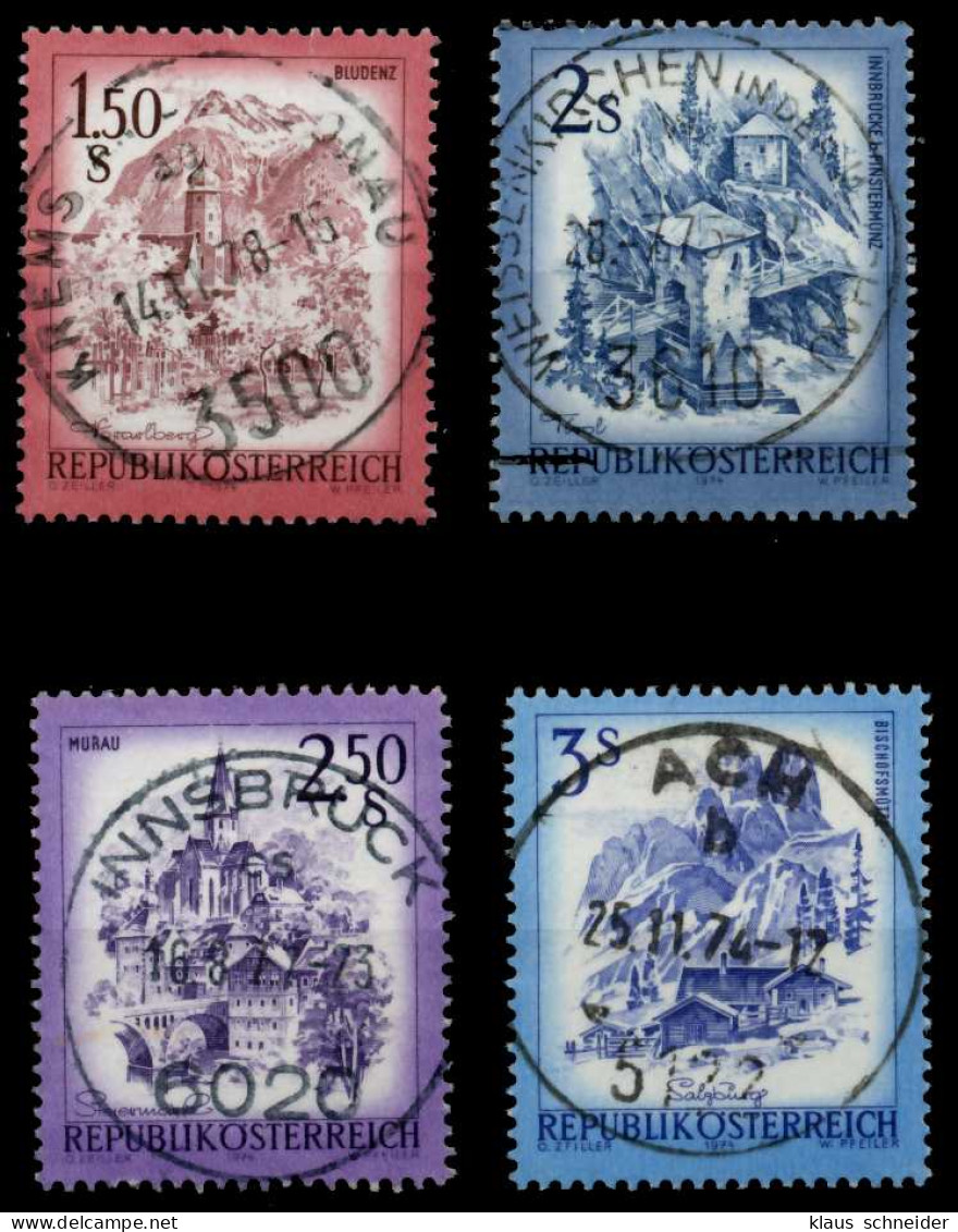 ÖSTERREICH DS SCHÖNES ÖSTERR. Nr 1439-1442 ZENT X8051D6 - Sonstige & Ohne Zuordnung