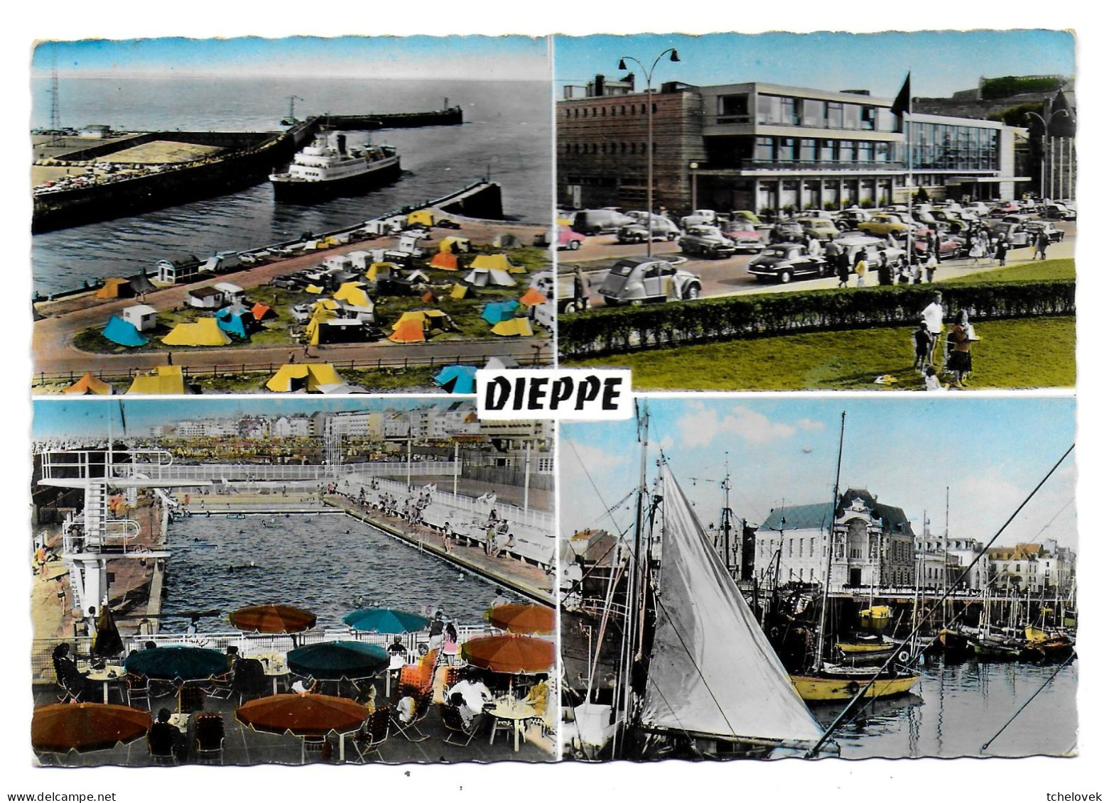 (76) SM. Dieppe. 69 Multivue 1965. Piscine Mairie Citroen 2 CV - Dieppe