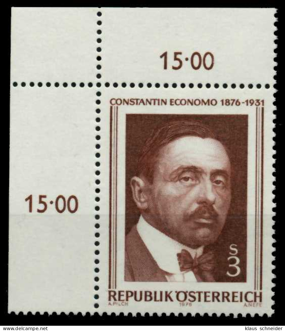 ÖSTERREICH 1976 Nr 1518 Postfrisch ECKE-OLI X805602 - Unused Stamps