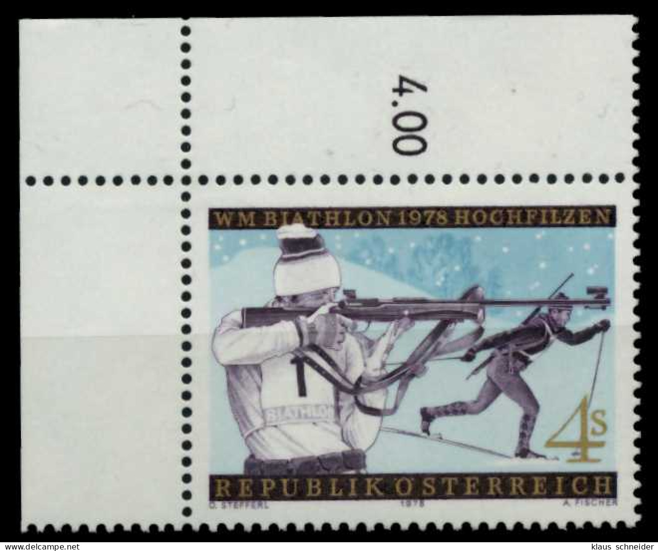 ÖSTERREICH 1978 Nr 1568 Postfrisch ECKE-ULI X8097E6 - Unused Stamps