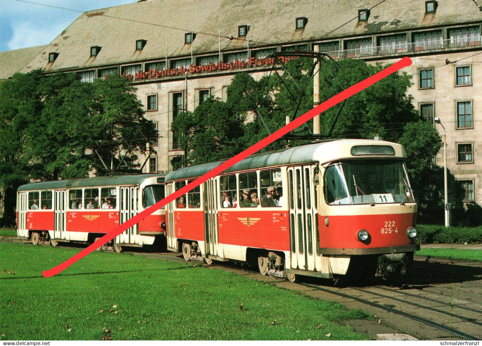 AK Dresden Altstadt 1981 Tatra Straßenbahn Linie 11 Rathaus Dr Külz Ring Prager Leningrader Petersburger Straße DDR - Dresden