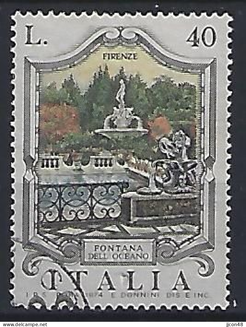 Italy 1974  Brunnen  (o) Mi.1470 - 1971-80: Oblitérés