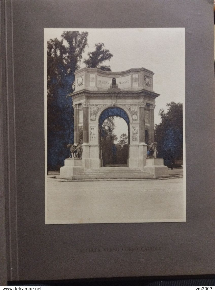 Italia Foto Album In Pelle Torino MONUMENTO ALL'ARMA DI ARTIGLIERIA 1930. P. Cannonica. Fot. R. Scoffone - Europa