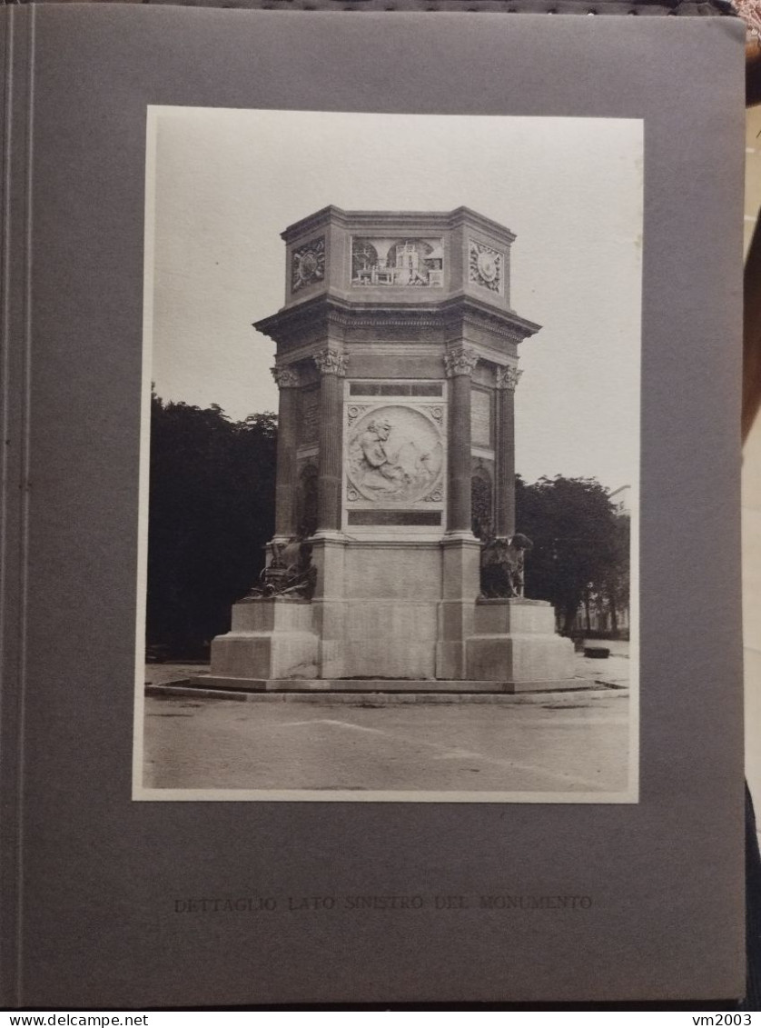 Italia Foto Album In Pelle Torino MONUMENTO ALL'ARMA DI ARTIGLIERIA 1930. P. Cannonica. Fot. R. Scoffone - Europa