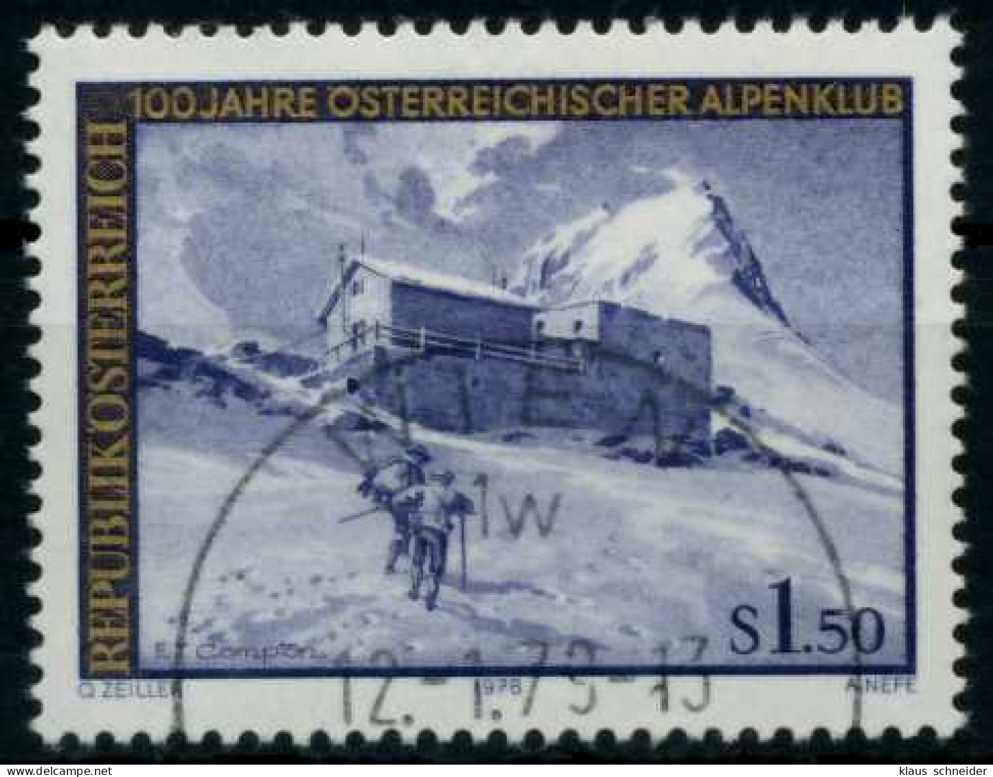 ÖSTERREICH 1978 Nr 1593 Zentrisch Gestempelt X80D76A - Usados