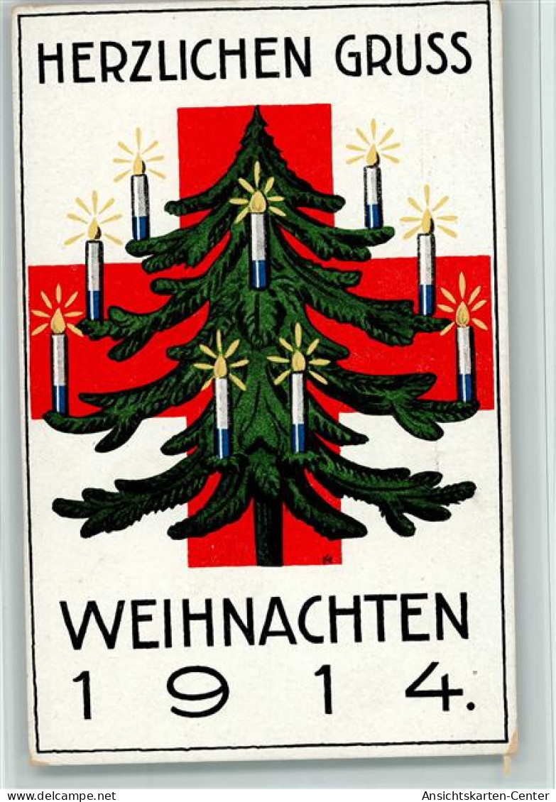 13014908 - Rotes Kreuz Weihnachten 1914 - Spenden AK - Croix-Rouge