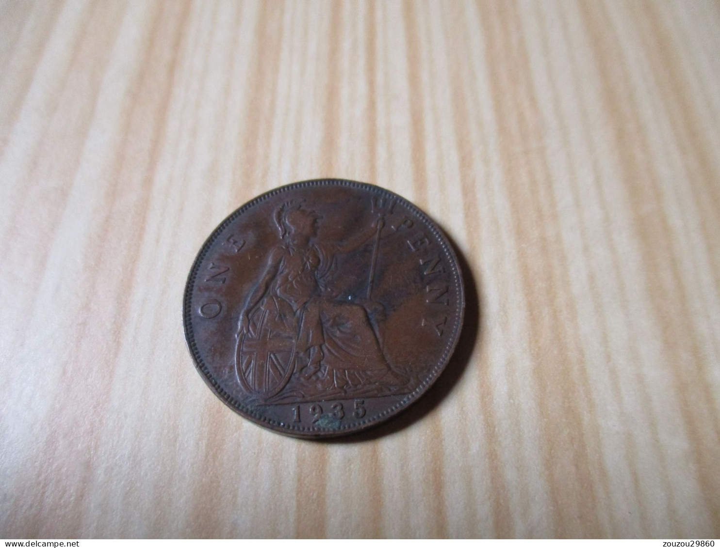 Grande-Bretagne - One Penny George V 1935.N°982. - D. 1 Penny
