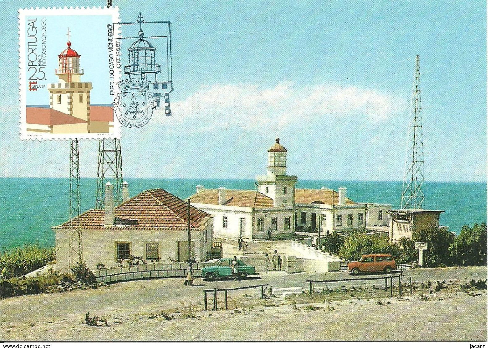 30849 - Carte Maximum - Portugal - Phare - Lighthouse - Farol Do Cabo Do Mondego - Figueira Da Foz - Maximumkarten (MC)