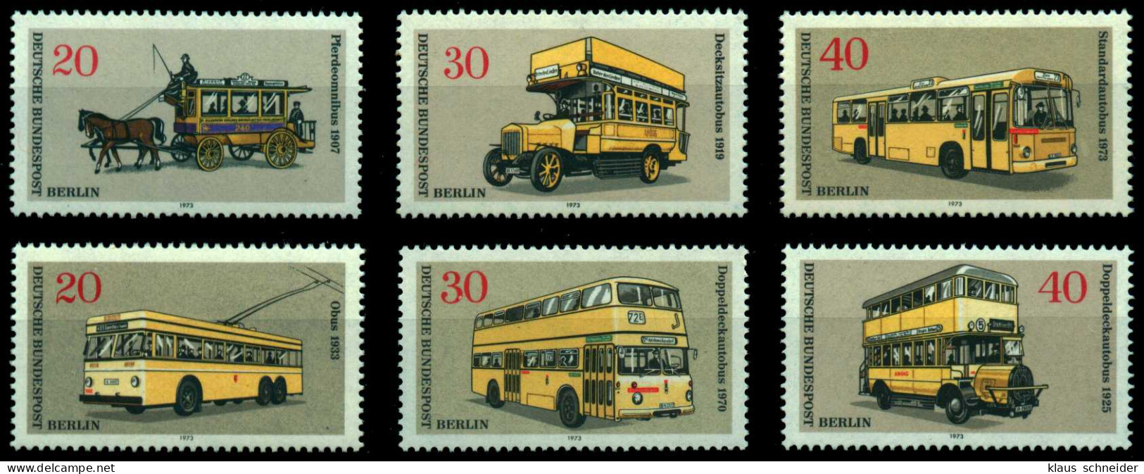 BERLIN 1973 Nr 446-451 Postfrisch S5F0D12 - Ungebraucht