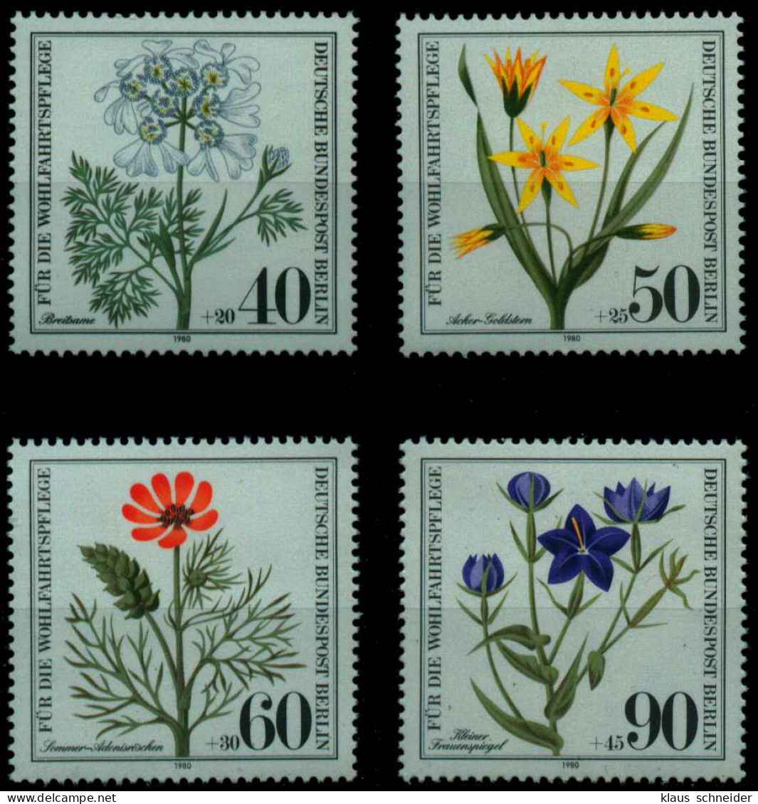 BERLIN 1980 Nr 629-632 Postfrisch S5F382E - Unused Stamps