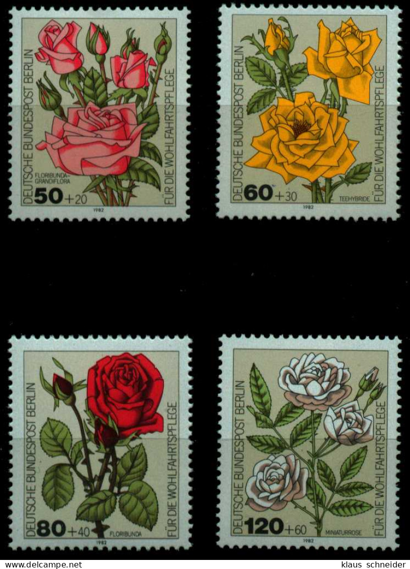 BERLIN 1982 Nr 680-683 Postfrisch S5F524A - Unused Stamps