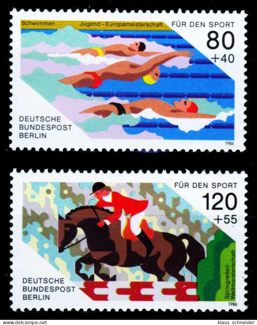 BERLIN 1986 Nr 751-752 Postfrisch S5F565A - Unused Stamps