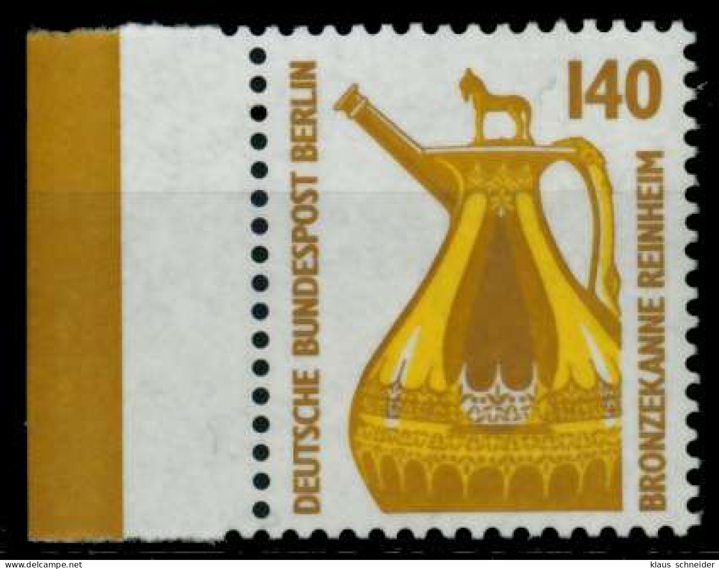 BERLIN DS SEHENSW Nr 832-FS Postfrisch SRA X840CC6 - Unused Stamps