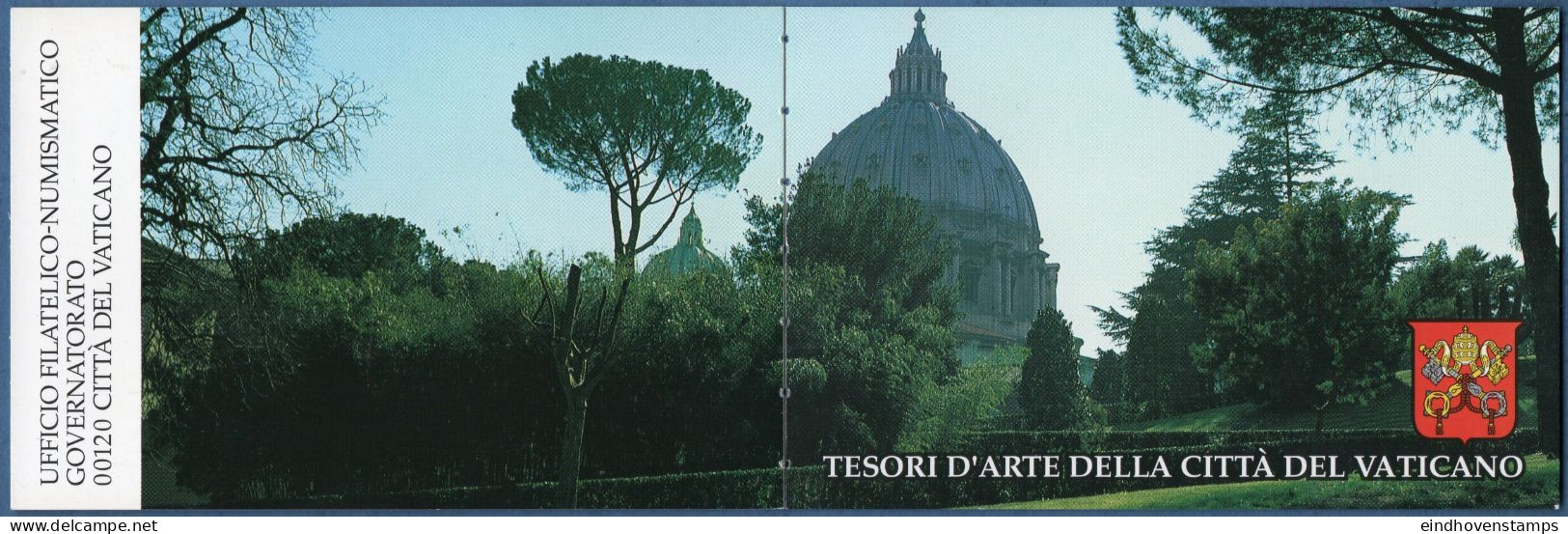 Vatican 1993 Stampbooklet Basilica & Palaces MNH Containing 4 4-blocks - Postzegelboekjes