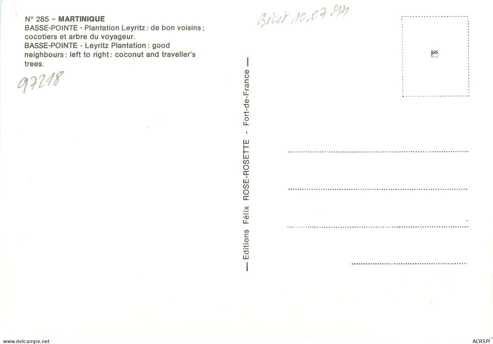 BAISSE POINTE  (scan Recto-verso) Ref 1017 - Sonstige & Ohne Zuordnung
