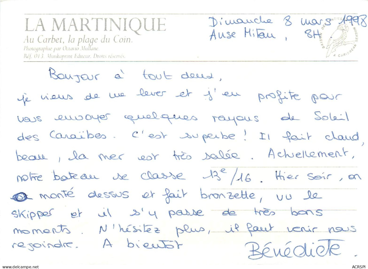 CARBET PLAGE DU COIN 4 (scan Recto-verso) Ref 1015 - Other & Unclassified