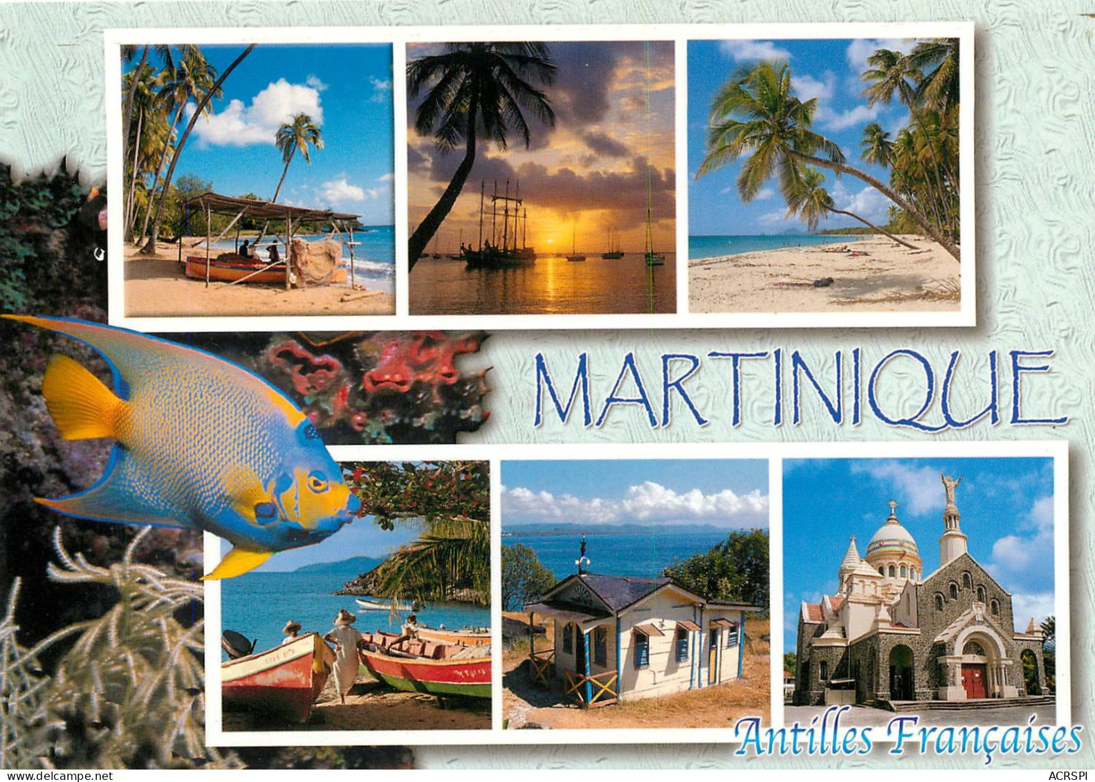 MARTINIQUE  Multie Vue (scan Recto-verso) Ref 1009 - Le Marin