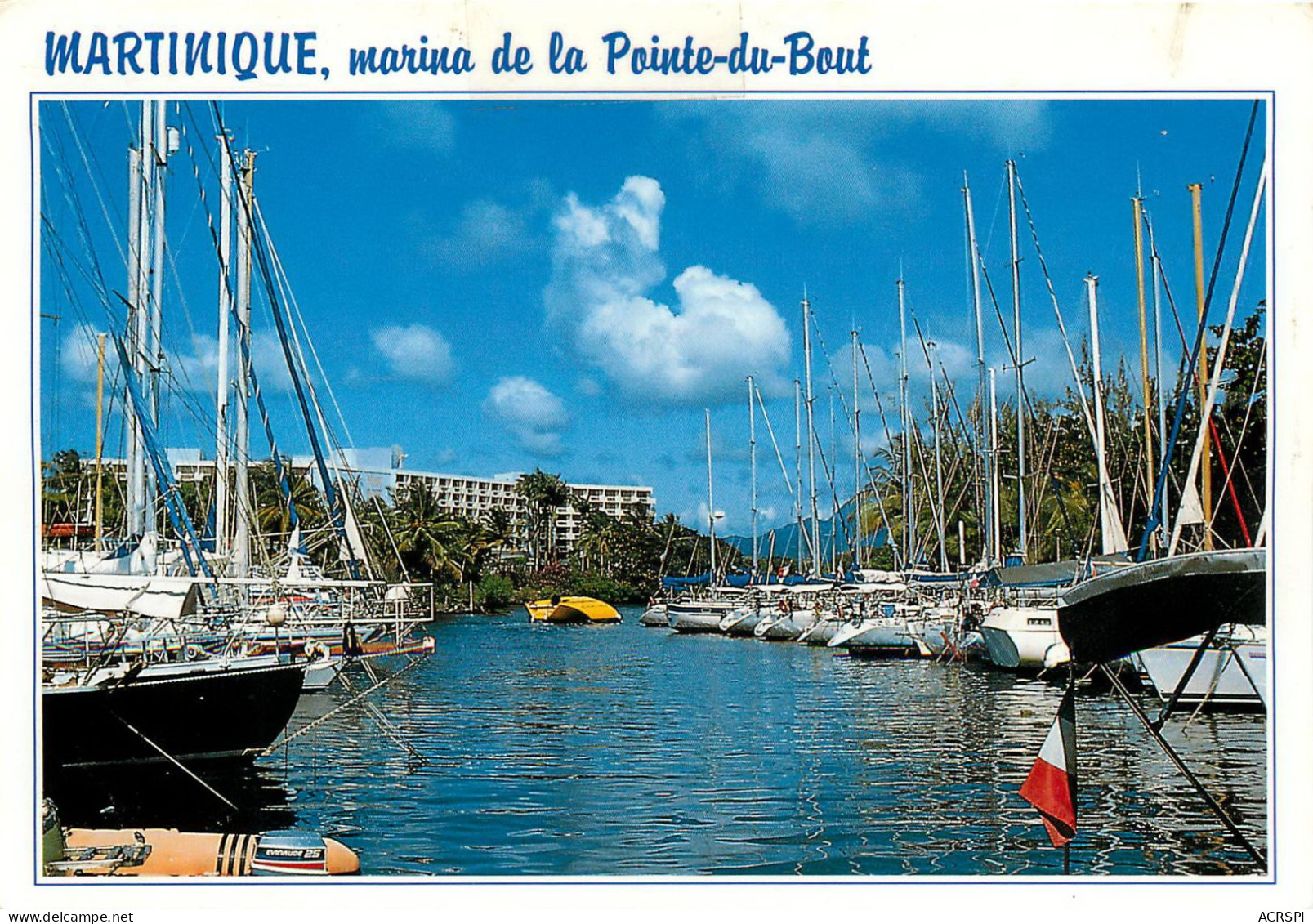 MARTINIQUE  Marina De La Pointe Du Bout ( Recto-verso) Ref 1007 - Autres & Non Classés