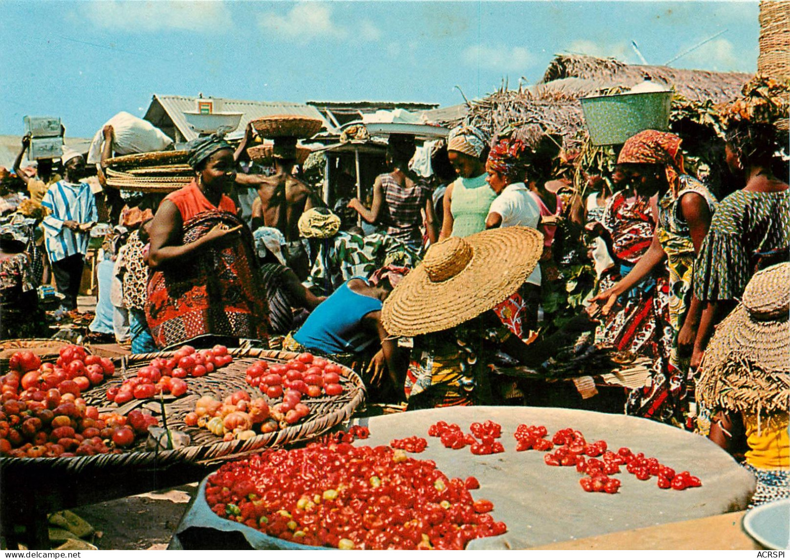 BENIN  Cotonou, Marché Africain (scan Recto-verso) Ref 1035 - Benín