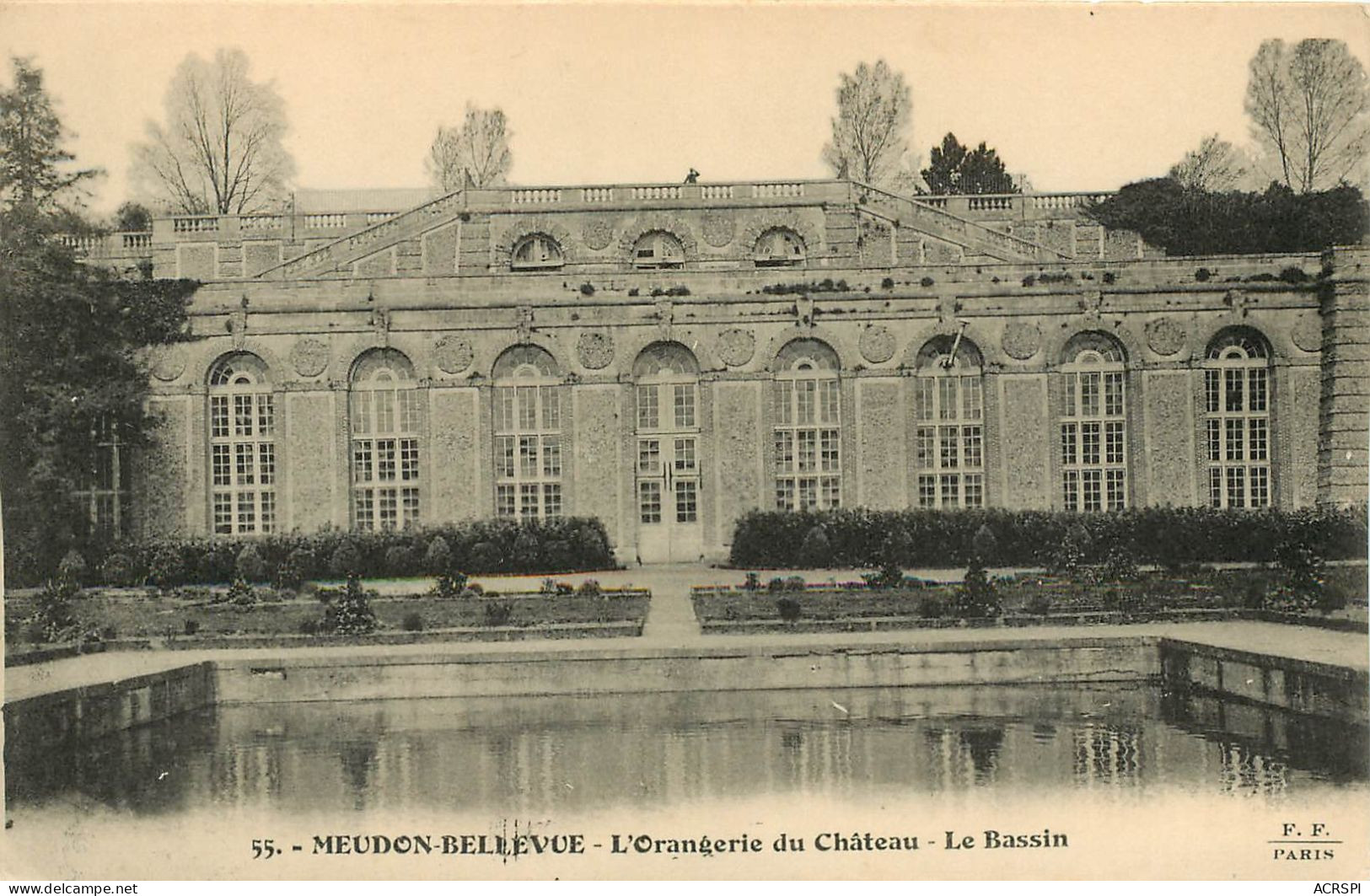 MEUDON -BELLEVUE - - L'orangerie Du Château  (scan Recto-verso) Ref 1031 - Meudon