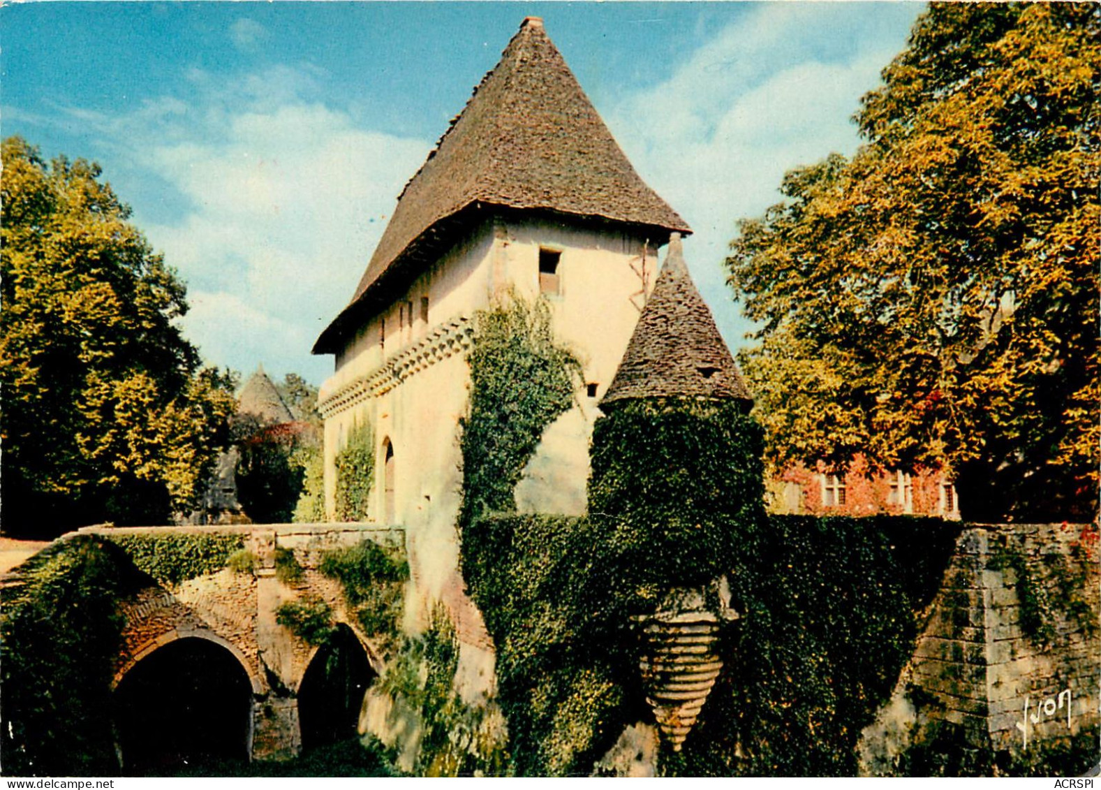 Bergerac, Château De Losse, L'Entrée Et Les Douves (scan Recto-verso) Ref 1029 - Bergerac