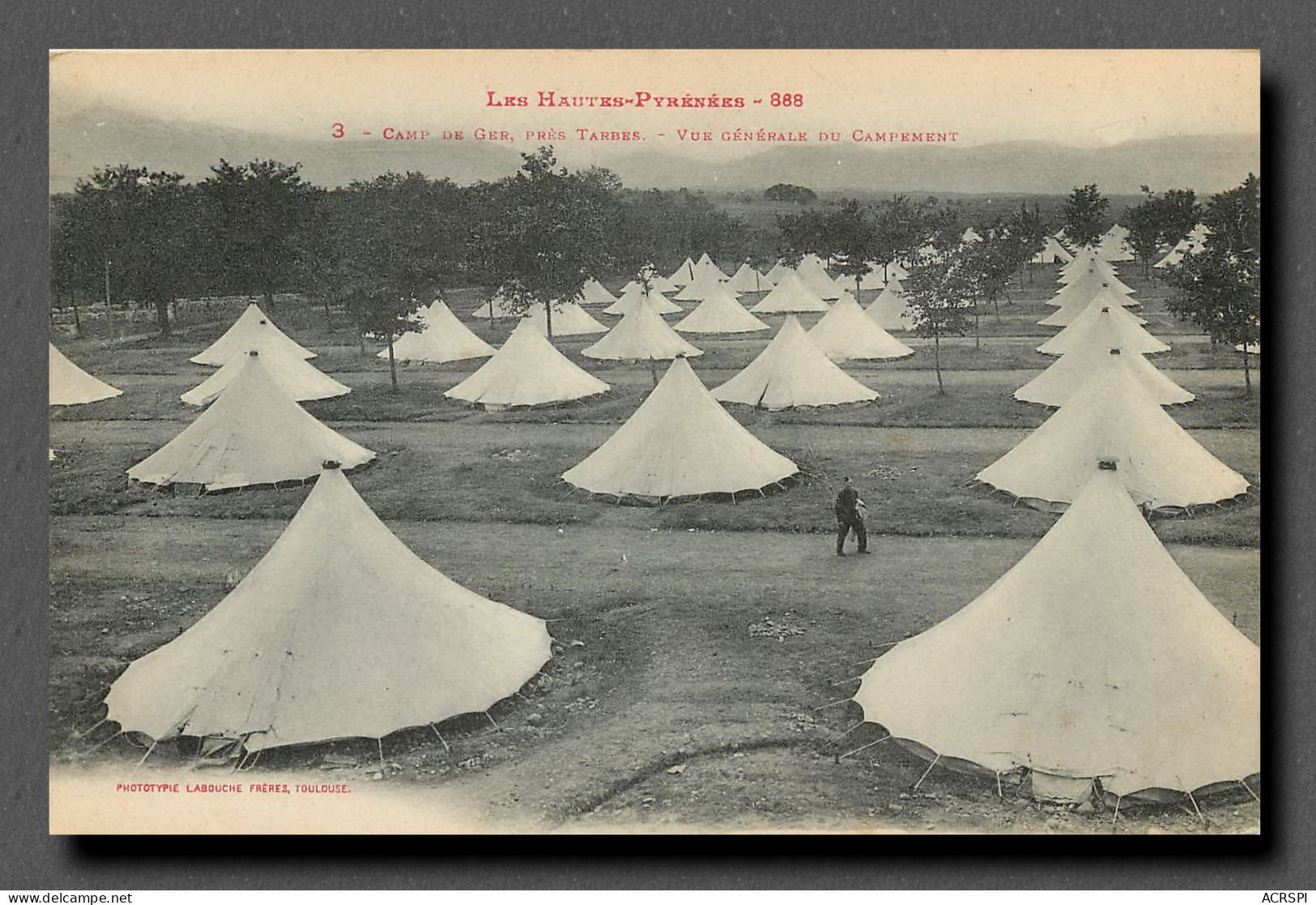 Camp De Ger, Vue Générale Du Campement  (scan Recto-verso) Ref 1028 - Sonstige & Ohne Zuordnung