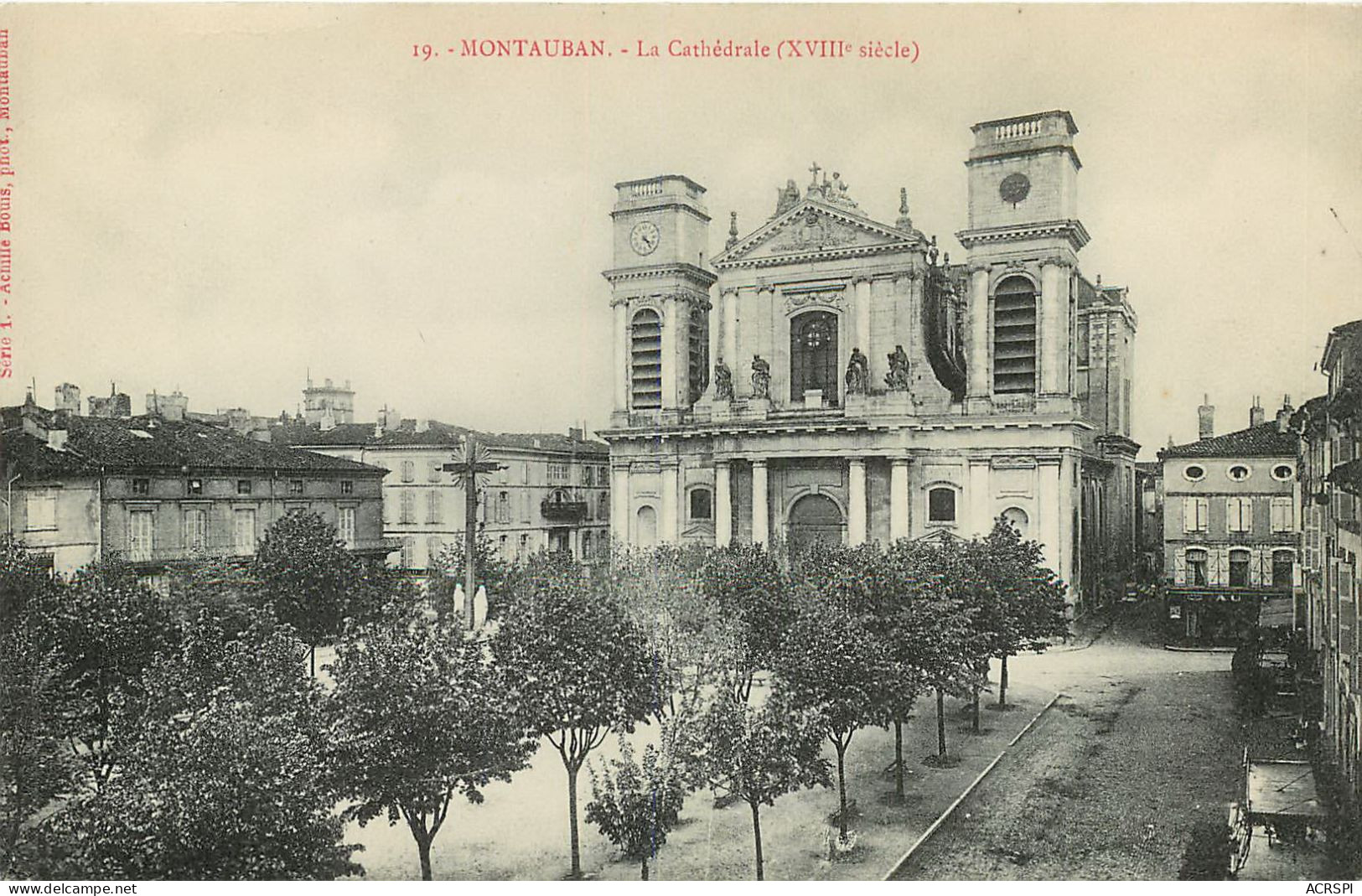 Montauban, La Cathédrale (scan Recto-verso) Ref 1025 - Montauban