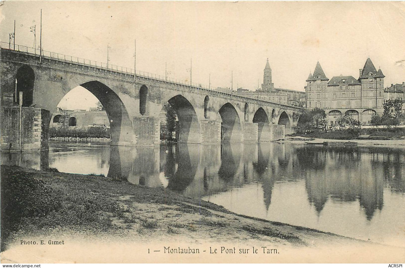 Montauban, Le Pont Sur Le Tarn (scan Recto-verso) Ref 1025 - Montauban