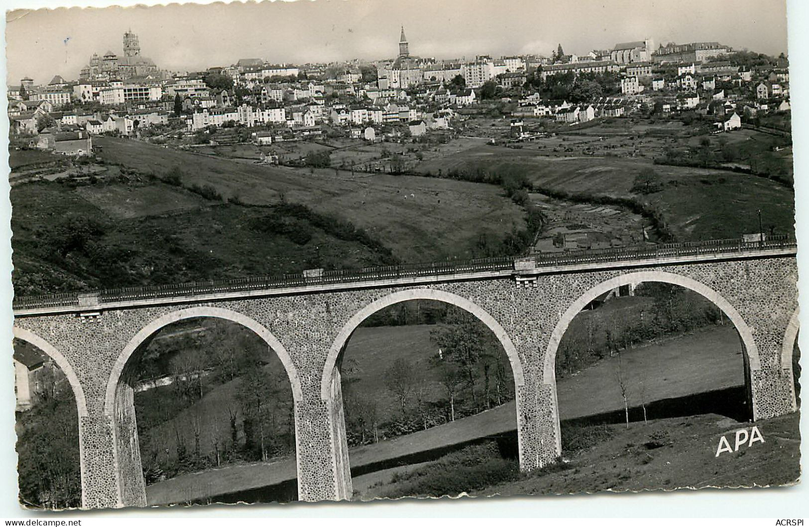 RODEZ Vue Générale Sur Le Viaduc  (scan Recto-verso) Ref 1067 - Rodez