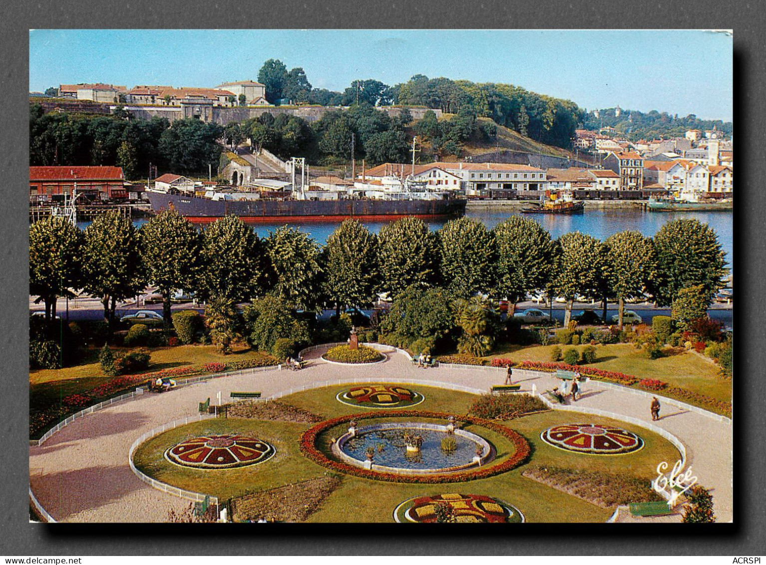 BAYONNE  Les Jardins  (scan Recto-verso) Ref 1065 - Bayonne