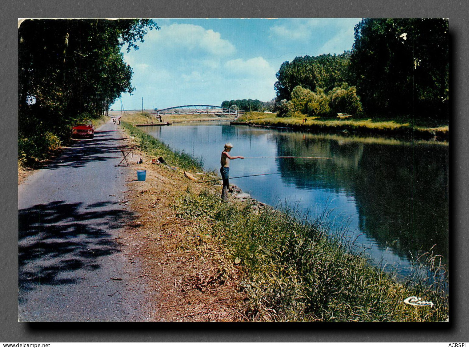 NESLE  Le Canal Du Nord  (scan Recto-verso) Ref 1065 - Nesle