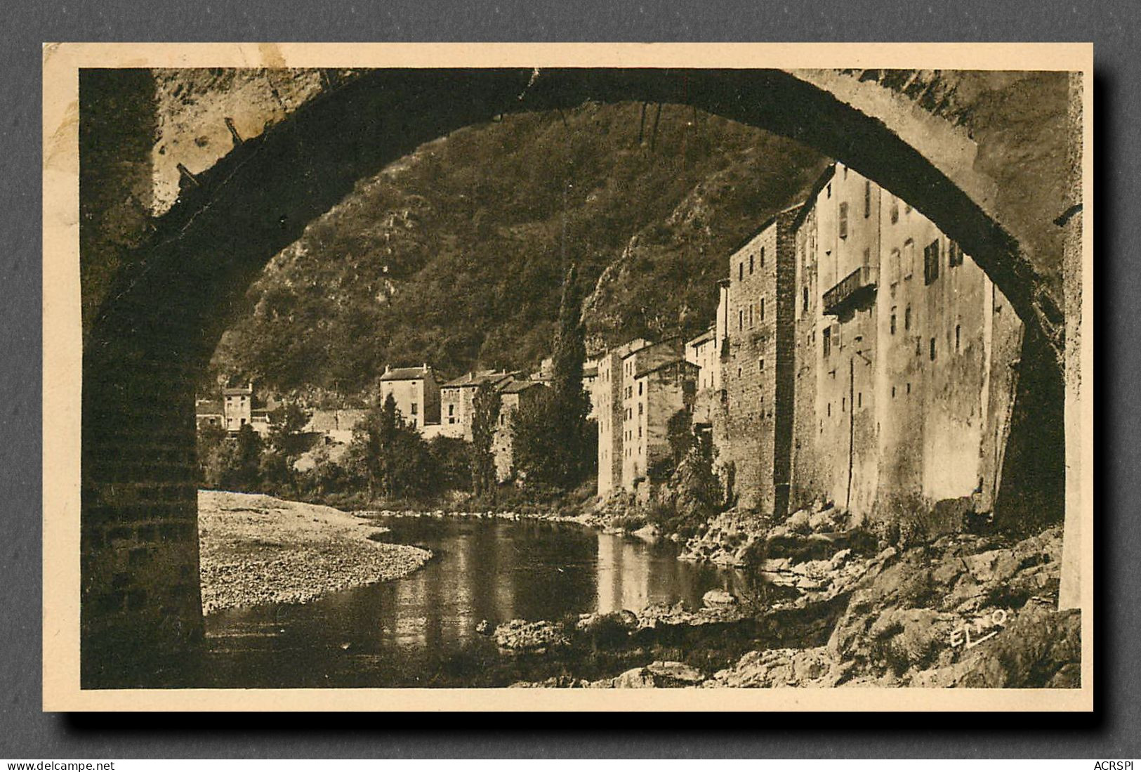 LAVOUTE CHILHAC SOUS L ARCHE DU PONT (scan Recto-verso) Ref 1060 - Autres & Non Classés