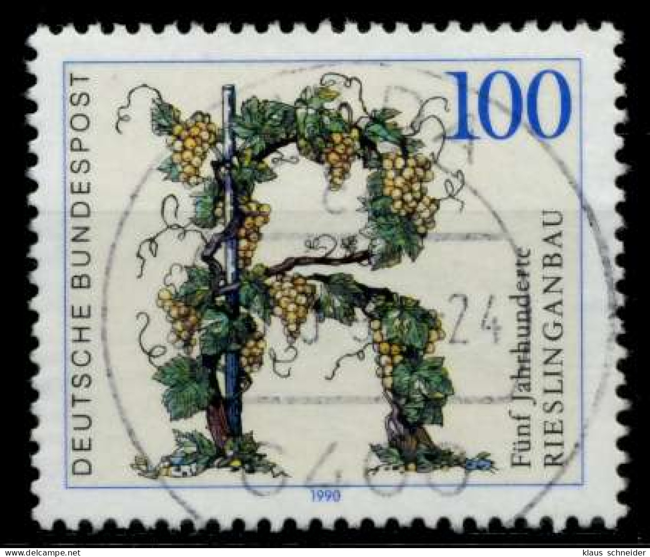 BRD 1990 Nr 1446 Zentrisch Gestempelt X8544F6 - Oblitérés