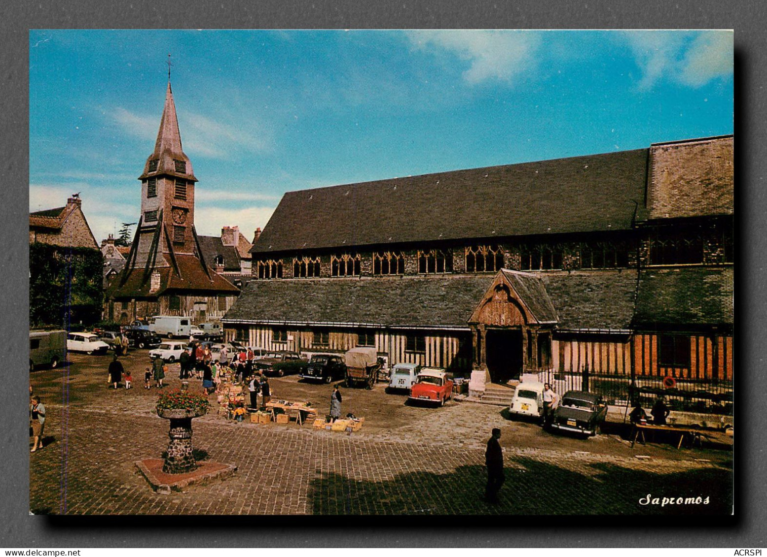 HONFLEUR PRISE DE VUE CENTRE (scan Recto-verso) Ref 1059 - Honfleur