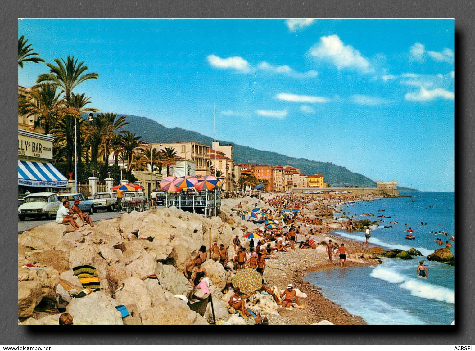 MENTON LA PLAGE (scan Recto-verso) Ref 1058 - Menton