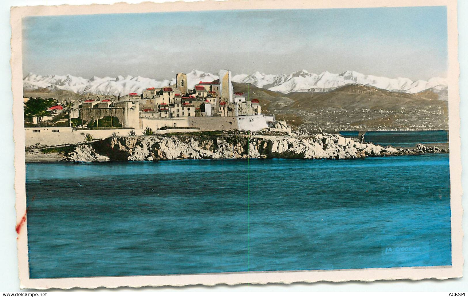 ANTIBES CHAINE DES ALPES (scan Recto-verso) Ref 1058 - Other & Unclassified