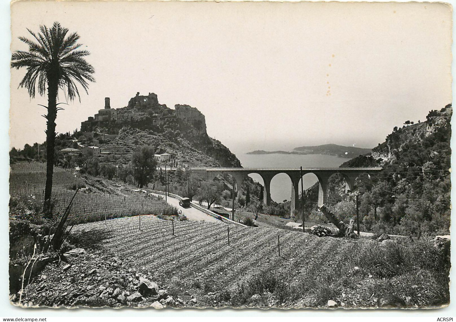 EZE VILLAGE PONT (scan Recto-verso) Ref 1058 - Eze