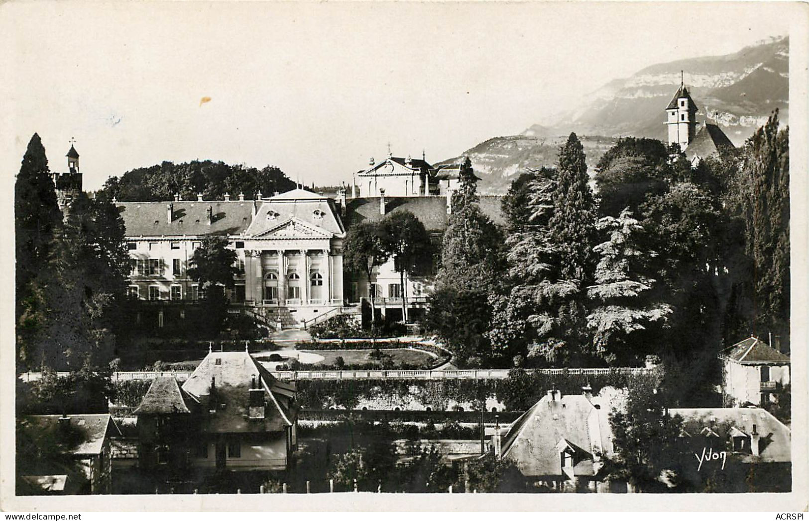 CHAMBERY, Façade Sud De La Préfecture, Château Des Ducs De Savoie  (scan Recto-verso) Ref 1052 - Chambery