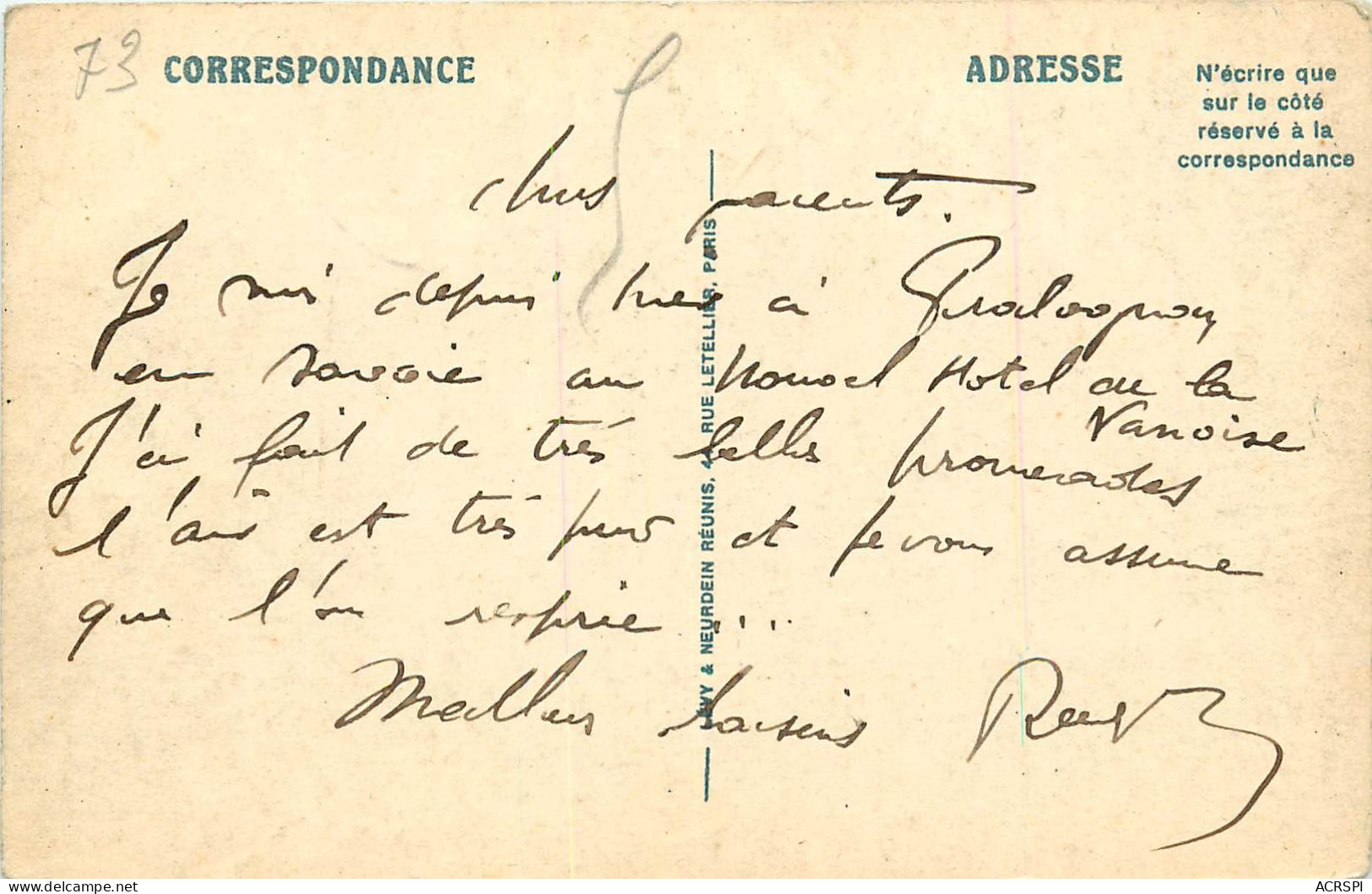 PRALOGNAN-la-VANOISE, Vue Générale Sur La Vanoise (scan Recto-verso) Ref 1051 - Pralognan-la-Vanoise