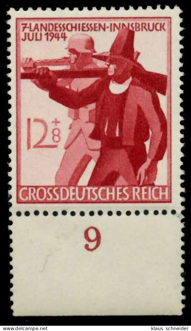 3. REICH 1944 Nr 898 Postfrisch URA X8595BA - Neufs