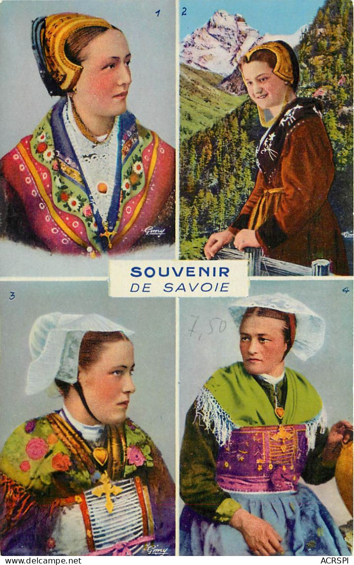 CHAMBERY, Costumes De Savoie (scan Recto-verso) Ref 1048 - Chambery