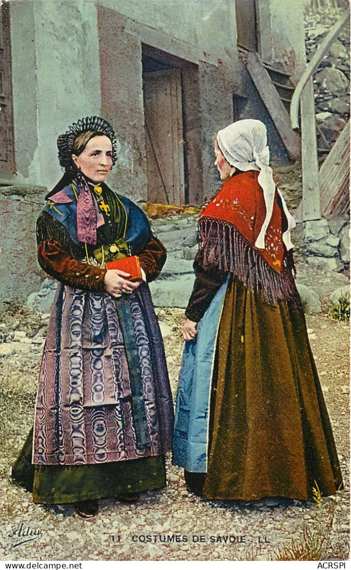 CHAMBERY, Costumes De Savoie (scan Recto-verso) Ref 1048 - Chambery