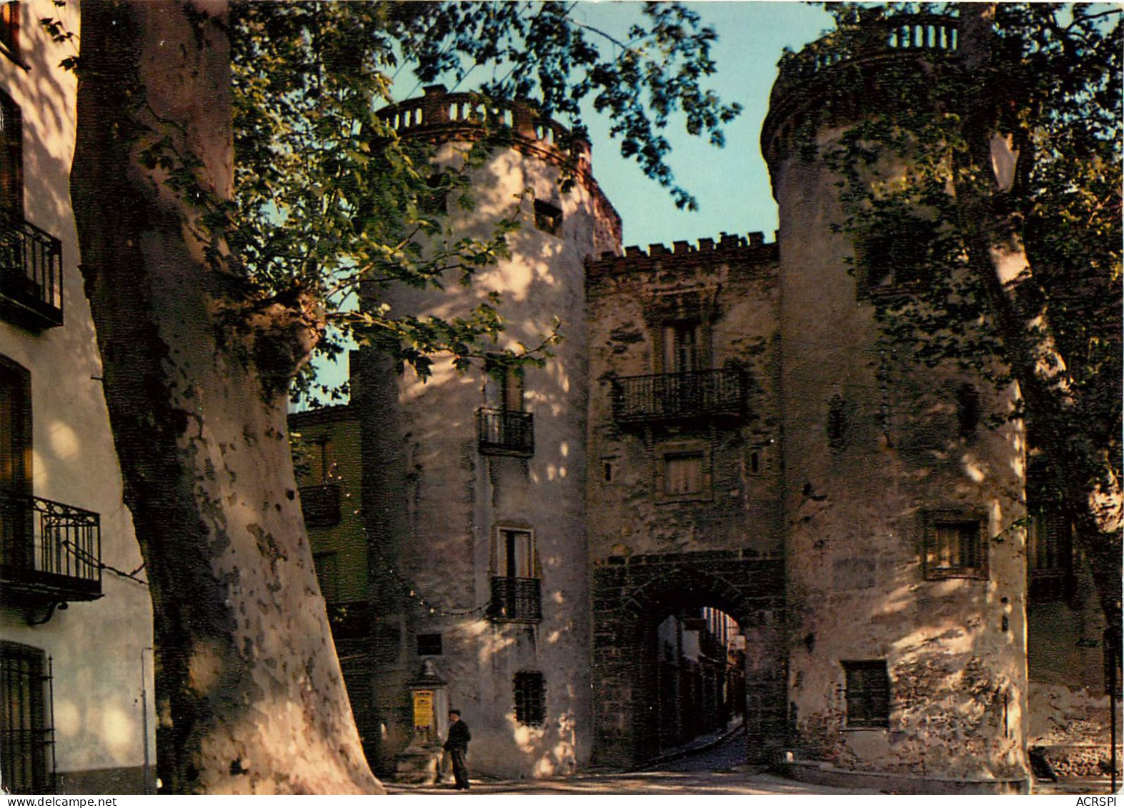 ROUSSILLON, La Porte De France Et Les Tours Des Anciens Remparts  (scan Recto-verso) Ref 1046 - Roussillon
