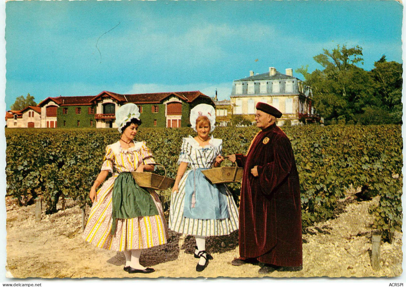 PAUILLAC Le Rondeau Bordelais La Commanderie Du Bontemps  (scan Recto-verso) Ref 1096 - Pauillac