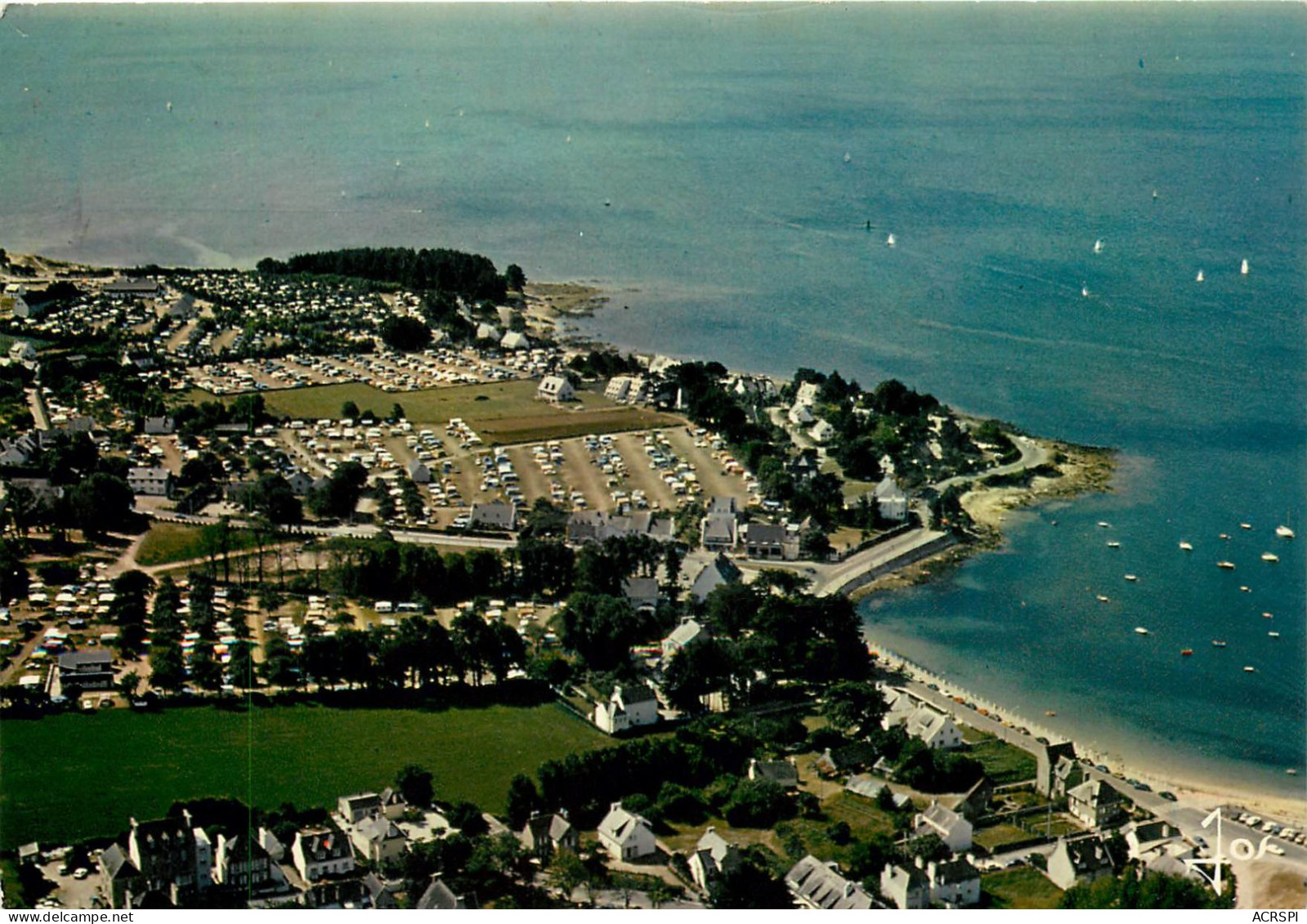 29 BENODET  La Pointe Saint Gilles Et Ses Campings (scan Recto-verso) Ref 1090 - Bénodet