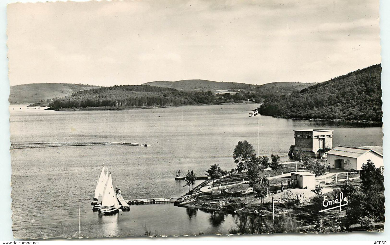 VASSIVIERE Le Lac Yatching Du T.C.F PORT CROZAT  PEYRAT LE CHATEAU  (scan Recto-verso) Ref 1088 - Autres & Non Classés