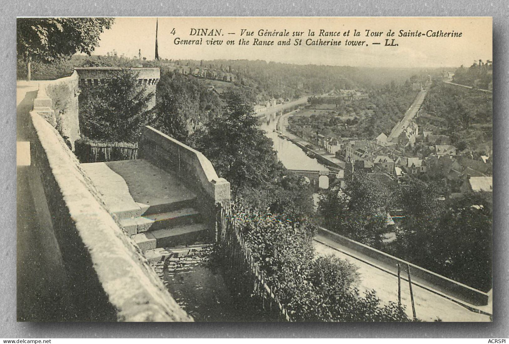 DINAN Vue Générale Sur La Rance (scan Recto-verso) Ref 1084 - Dinan