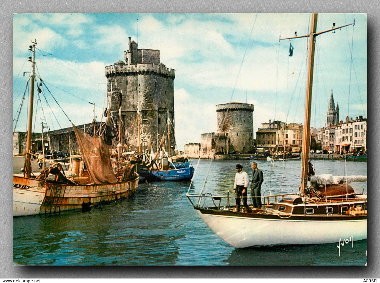 LA ROCHELLE L'entrée Du Port  (scan Recto-verso) Ref 1080 - La Rochelle